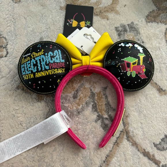 Main Street Electrical Parade 50th Anniversary Disney Loungefly Minnie Ears - Picture 2 of 5